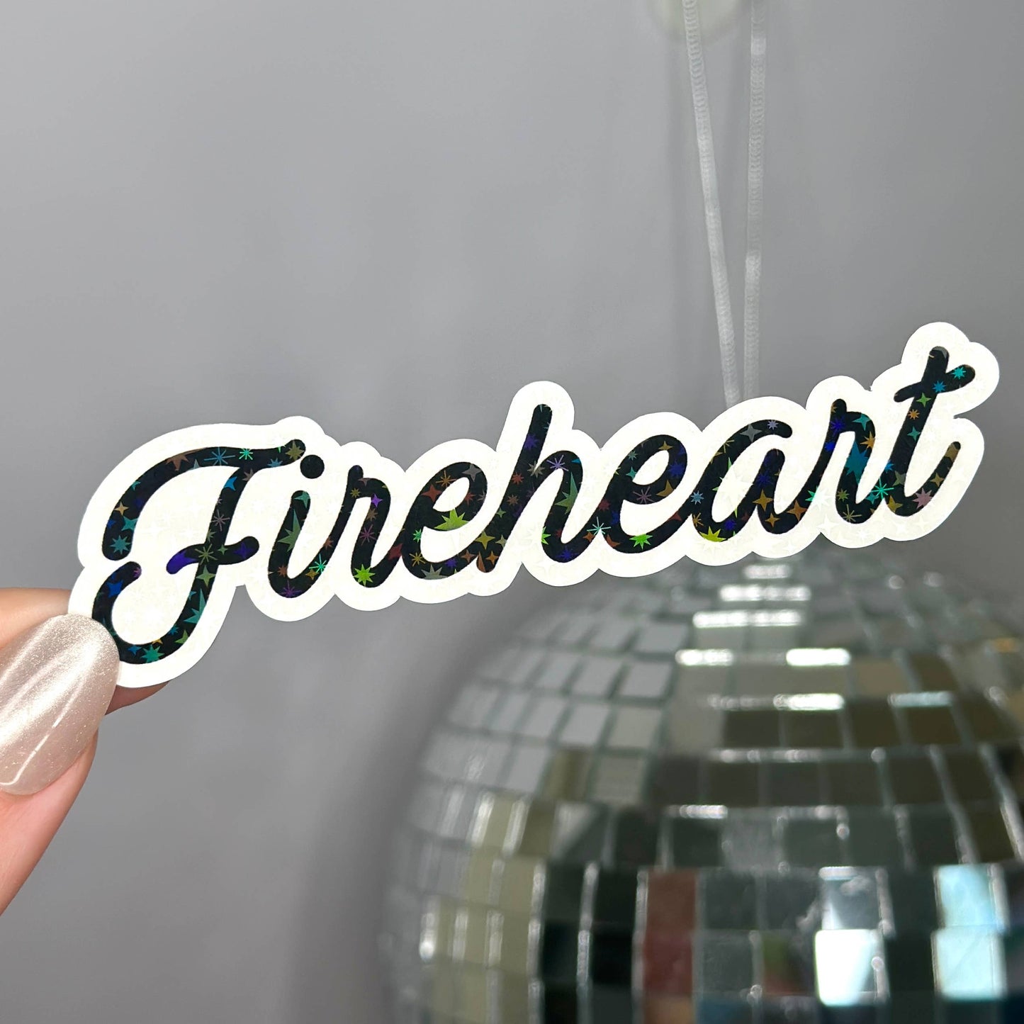 Fireheart Throne Of Glass Holographic Sticker