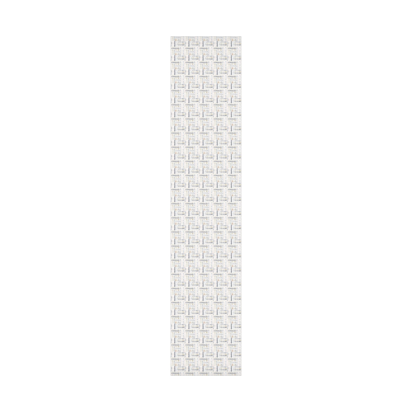 Christmas Words Gift Wrap Papers - Trendy Simple Design for Holiday Words, Giftwrap, Wrapping, Decoration, Crafting