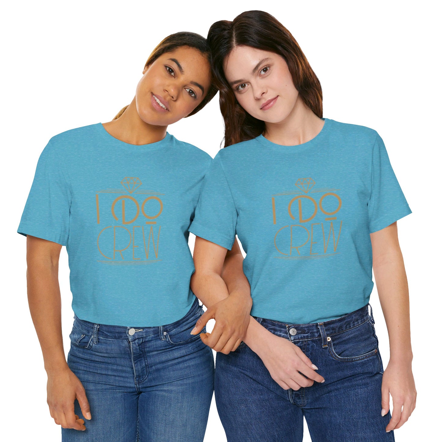 I Do Crew Art Deco Unisex Jersey Short Sleeve Tee Bachelorette Party Shirt