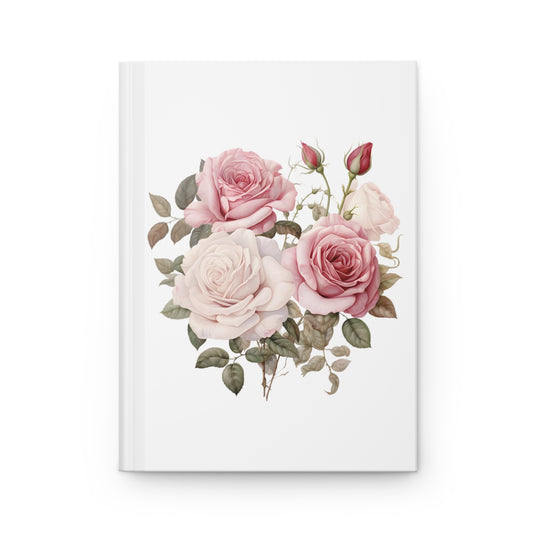 Roses Hardcover Journal Matte Notebook journal Garden Journal Dream journal Goal Journal Rose Journal