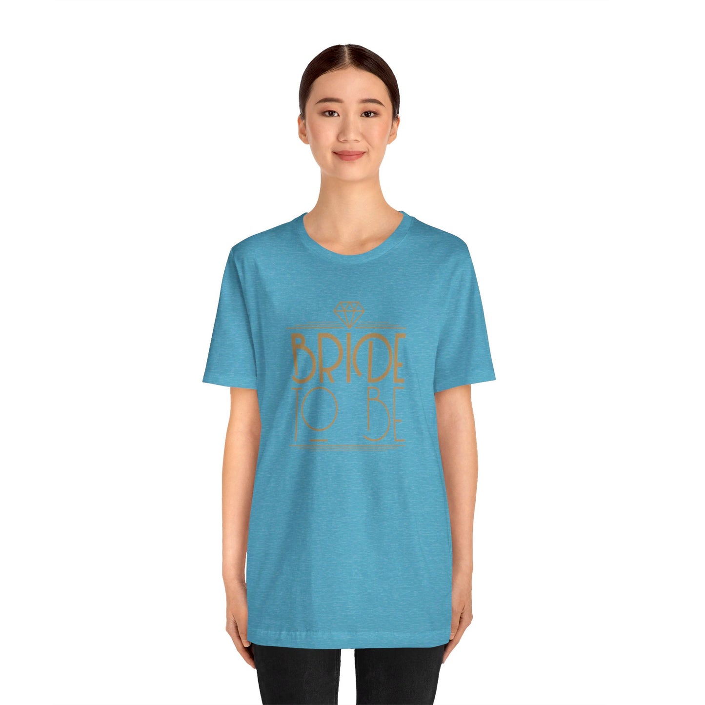 Bride To Be Art Deco Unisex Jersey Short Sleeve Tee Bachelorette Party Shirt