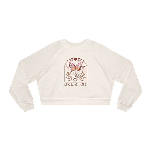 Magical Soul Women's Cropped Fleece Pullover