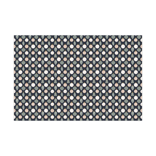 Gift Wrap Papers, Cute Trendy Christmas Ornaments Giftwrap Pinks and Blues, Wrapping Paper, Christmas Gift Wrap, Holiday Paper, Gift Wrap