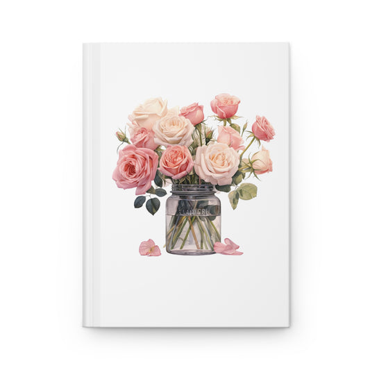 Roses Hardcover Journal Matte Notebook journal Garden Journal Dream journal Goal Journal Rose Journal