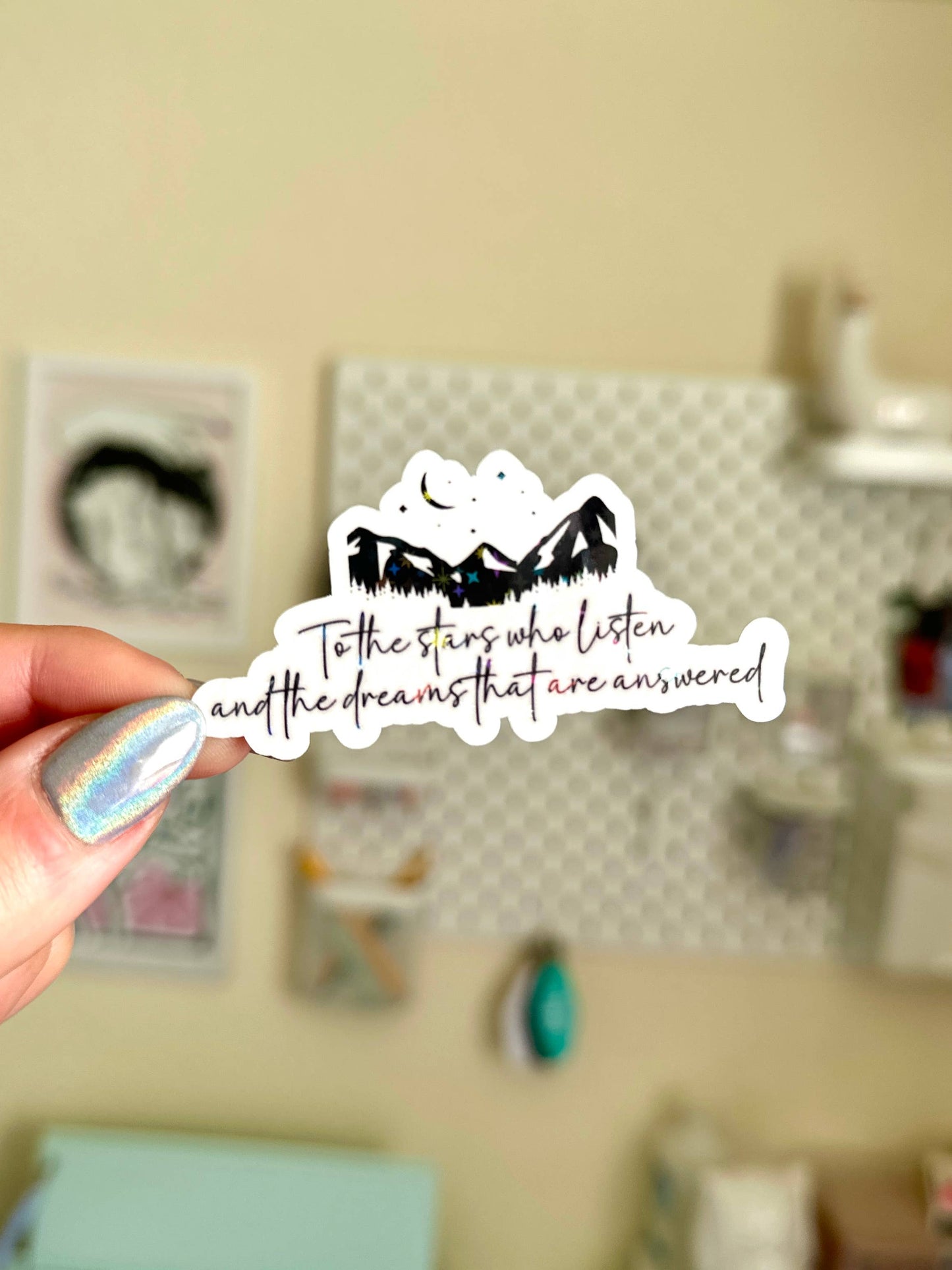 ACOTAR To The Stars Who Listen Holographic Sticker