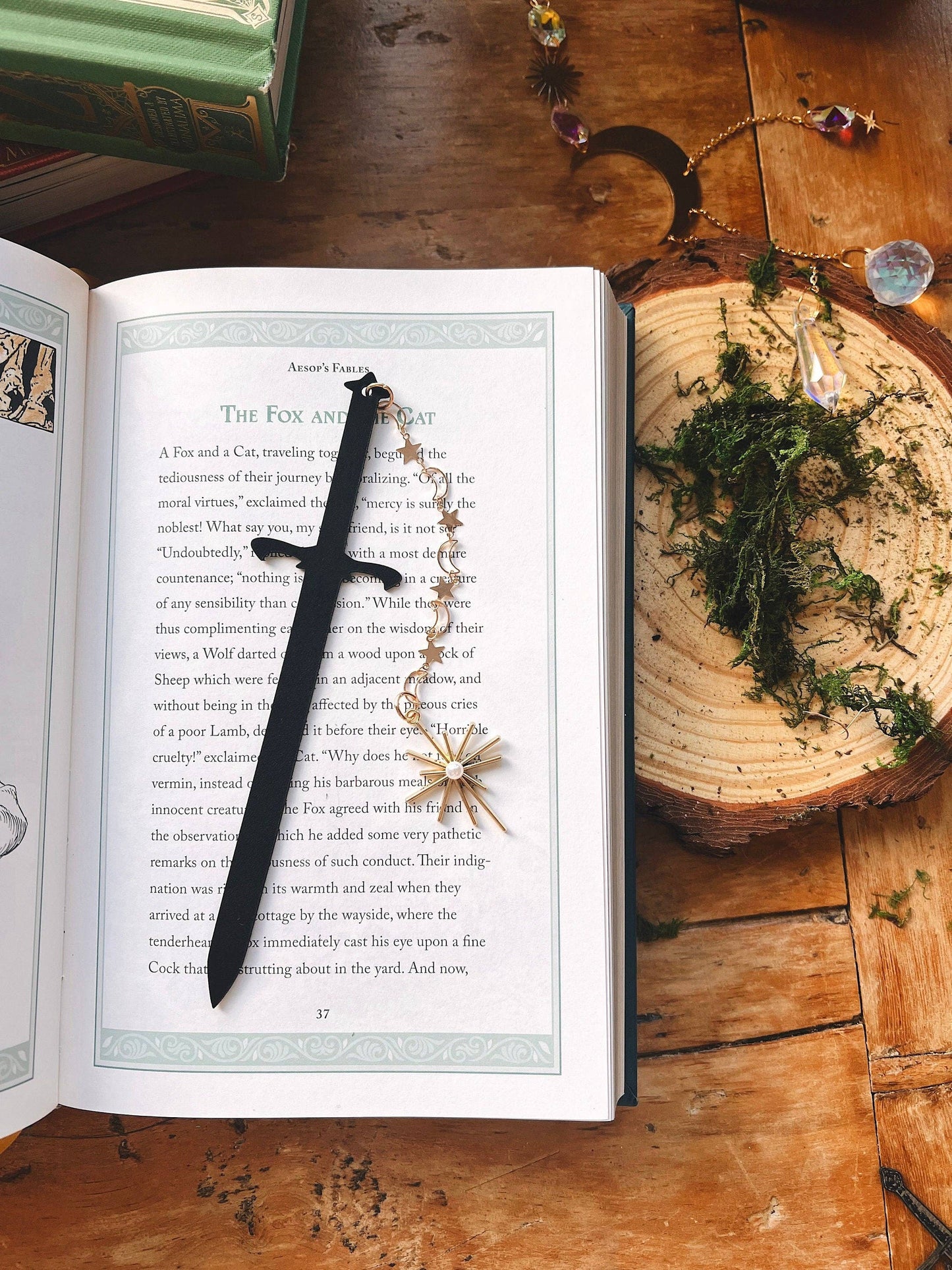 Leather Sword Bookmark