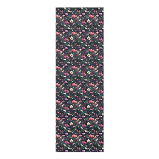Field of Cosmos Cottagecore Foam Yoga Mat 24x72in
