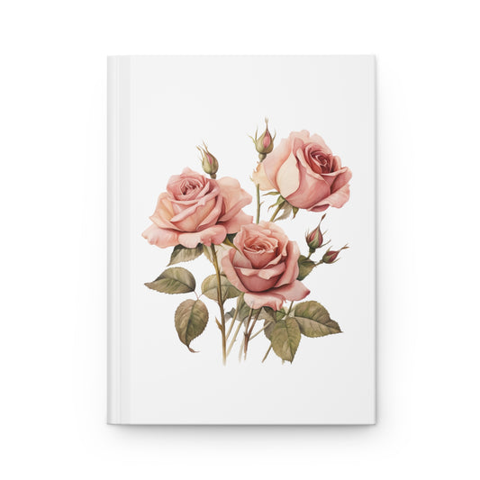 Roses Hardcover Journal Matte Notebook journal Garden Journal Dream journal Goal Journal Rose Journal