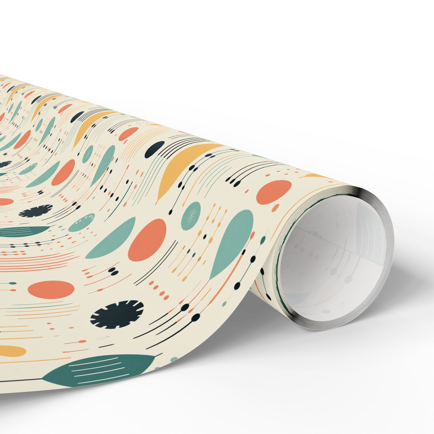 Mid Century Modern Gift Wrapping Paper
