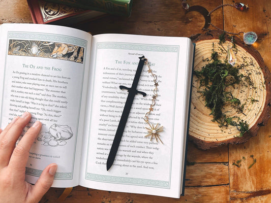 Leather Sword Bookmark
