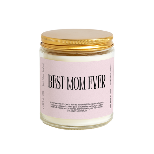 Mother’s Day Mom Best Mom Ever Candle Mother’s Day