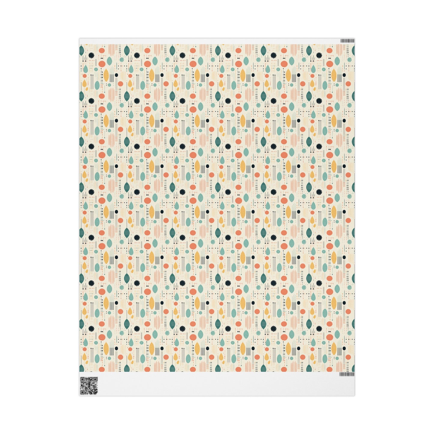 Mid Century Modern Gift Wrapping Paper