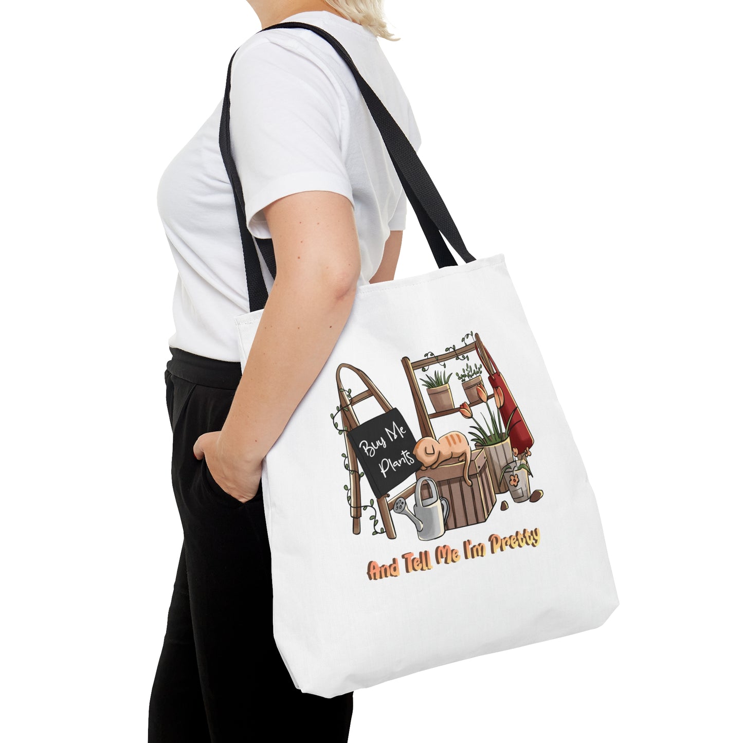 Buy Me Plants and Call Me Pretty Tote Bag