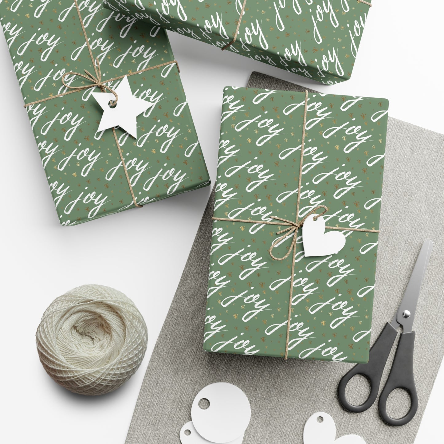 Gift Wrap, Cute Joy Christmas Giftwrap Word Wrapping Paper, Christmas Gift Wrap, Holiday Paper, Gift Wrap