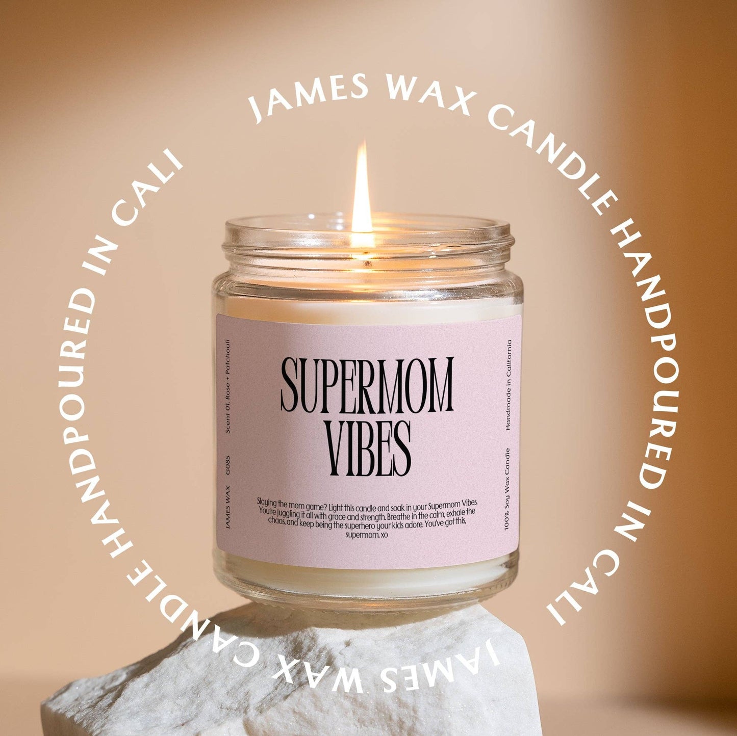 Mother's Day Moms Supermom Vibes Candle