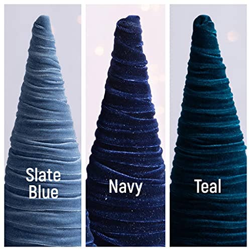 Christmas Tree Cones Velvet Medium