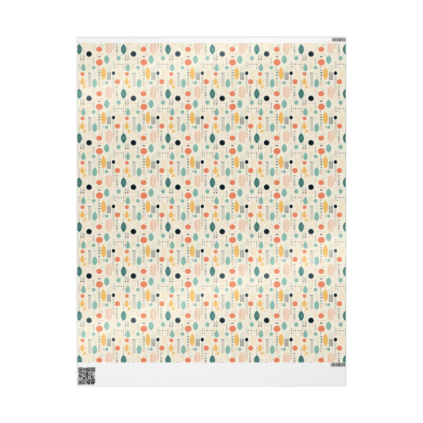 Mid Century Modern Gift Wrapping Paper