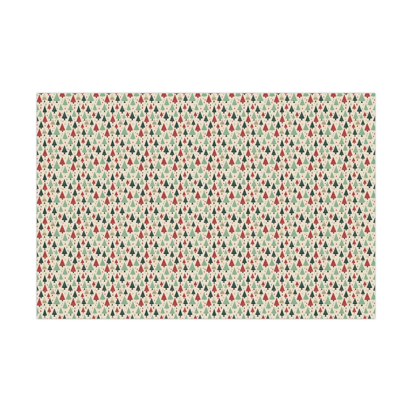 Holiday Gift Wrap Papers, Christmas Trees, Multi Color Wrapping Sheets, Festive Packaging Supplies, Xmas Gift Wrap Roll