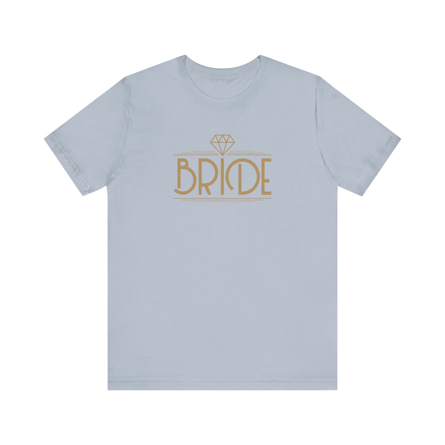 Bride Art Deco Unisex Jersey Short Sleeve Tee Bachelorette Party Shirt