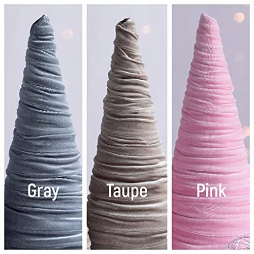 Christmas Tree Cones Velvet Medium