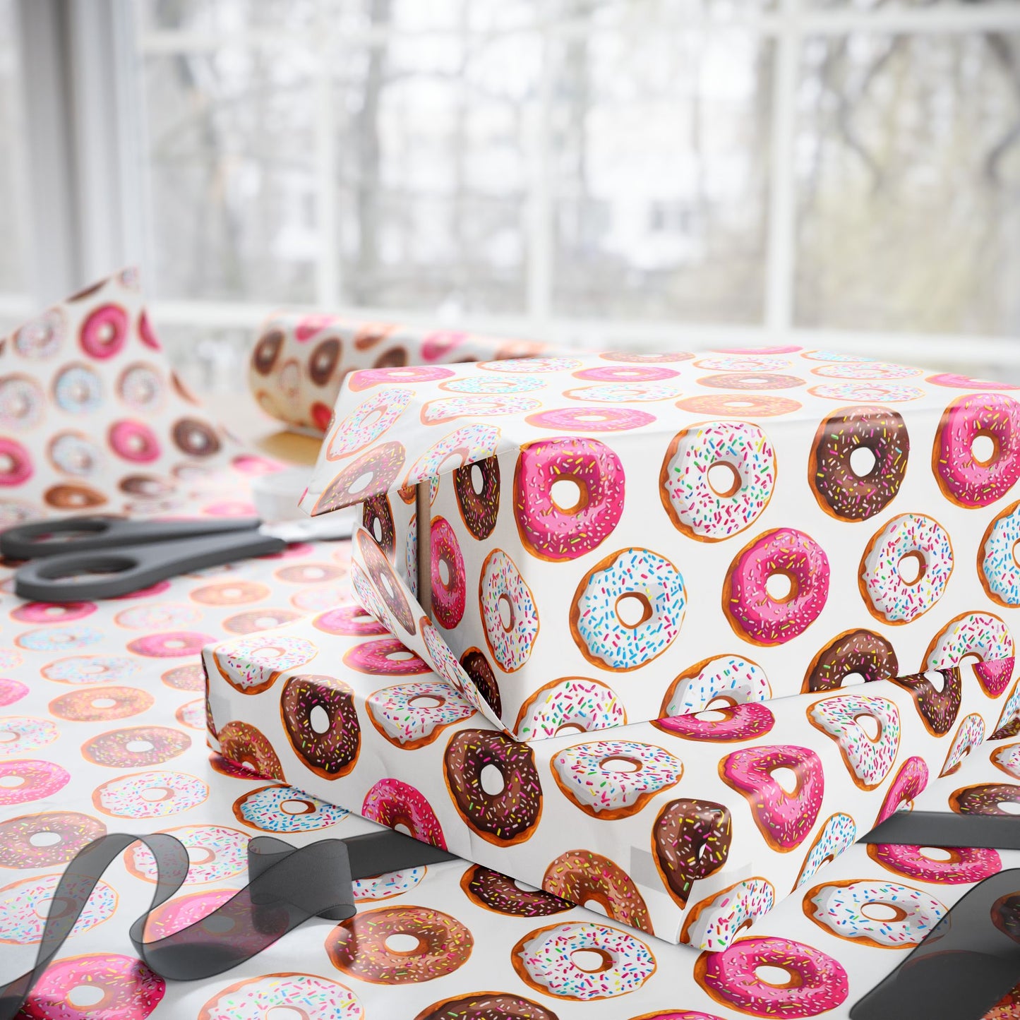 Donut Wrapping Paper