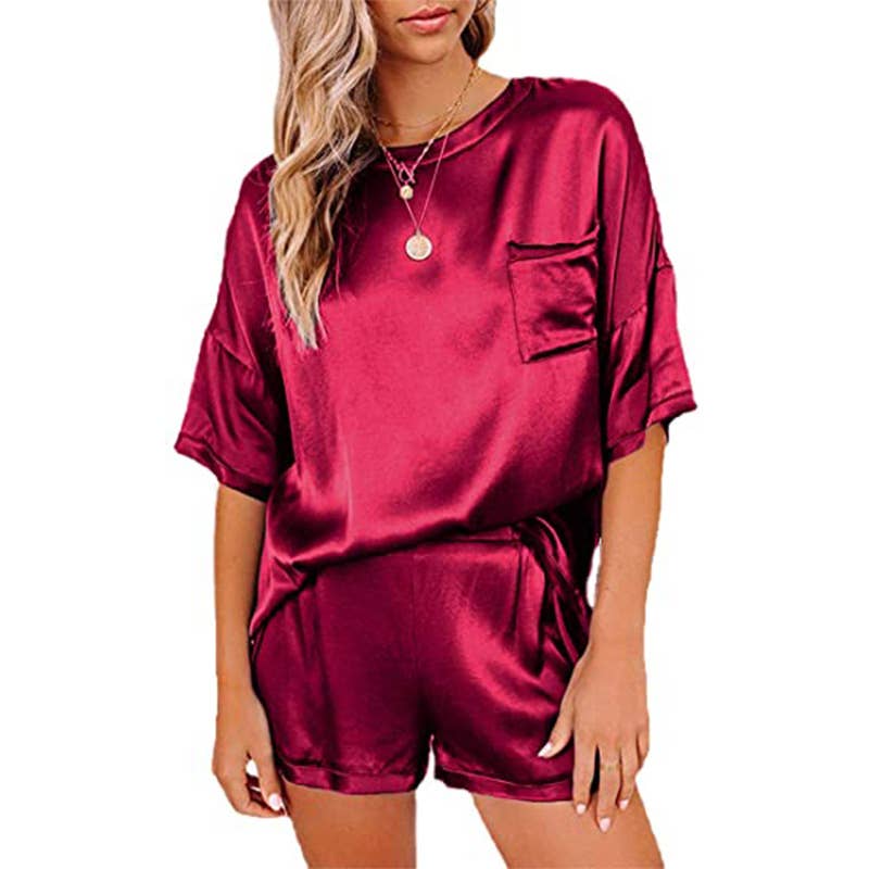 Women's Pajamas Short Sleeve Shorts Set