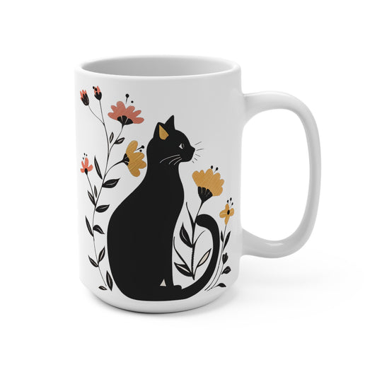 Black Cat Mug 15oz