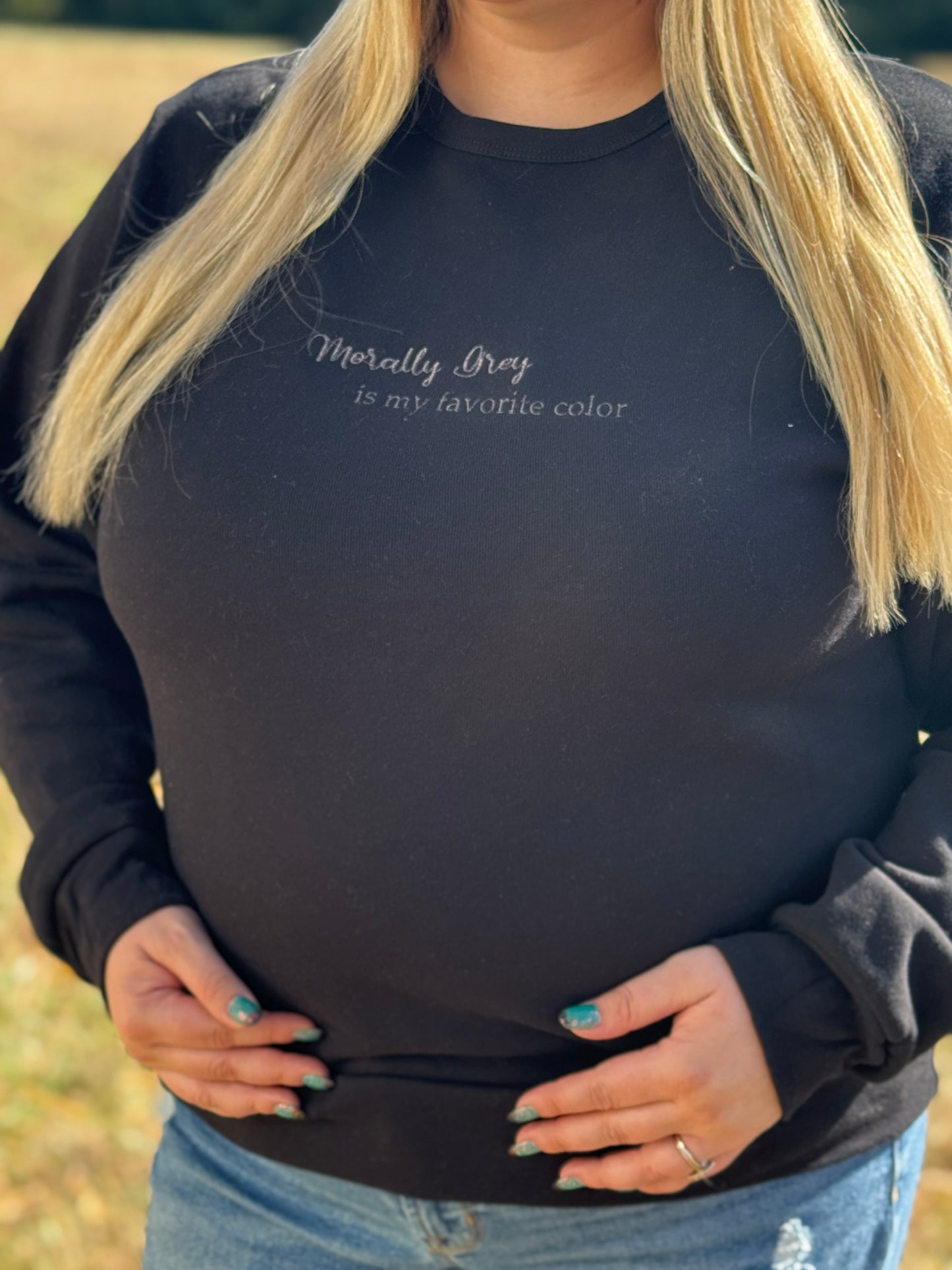 Morally Grey Swestshirt