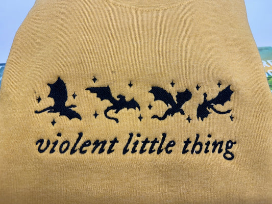 Violent Little Thing Bookish Dragon Sweatshirt