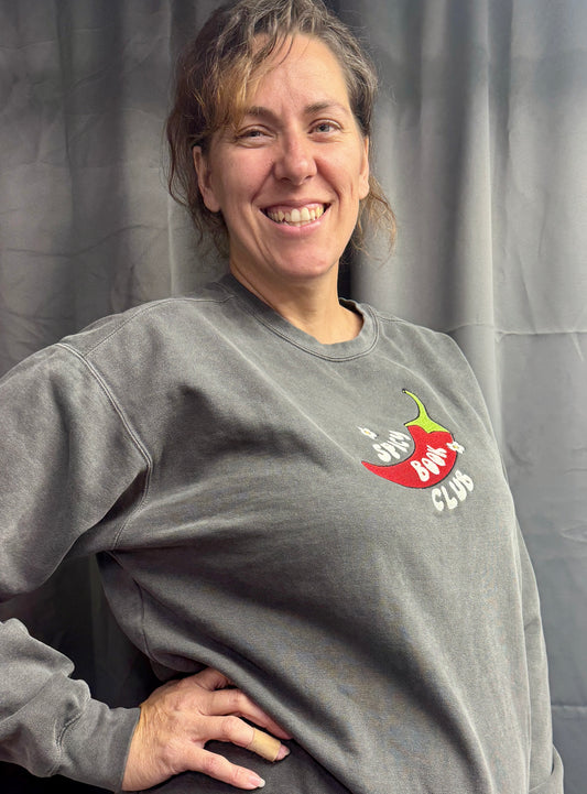 Spicy Book Club Embroidered Sweatshirt