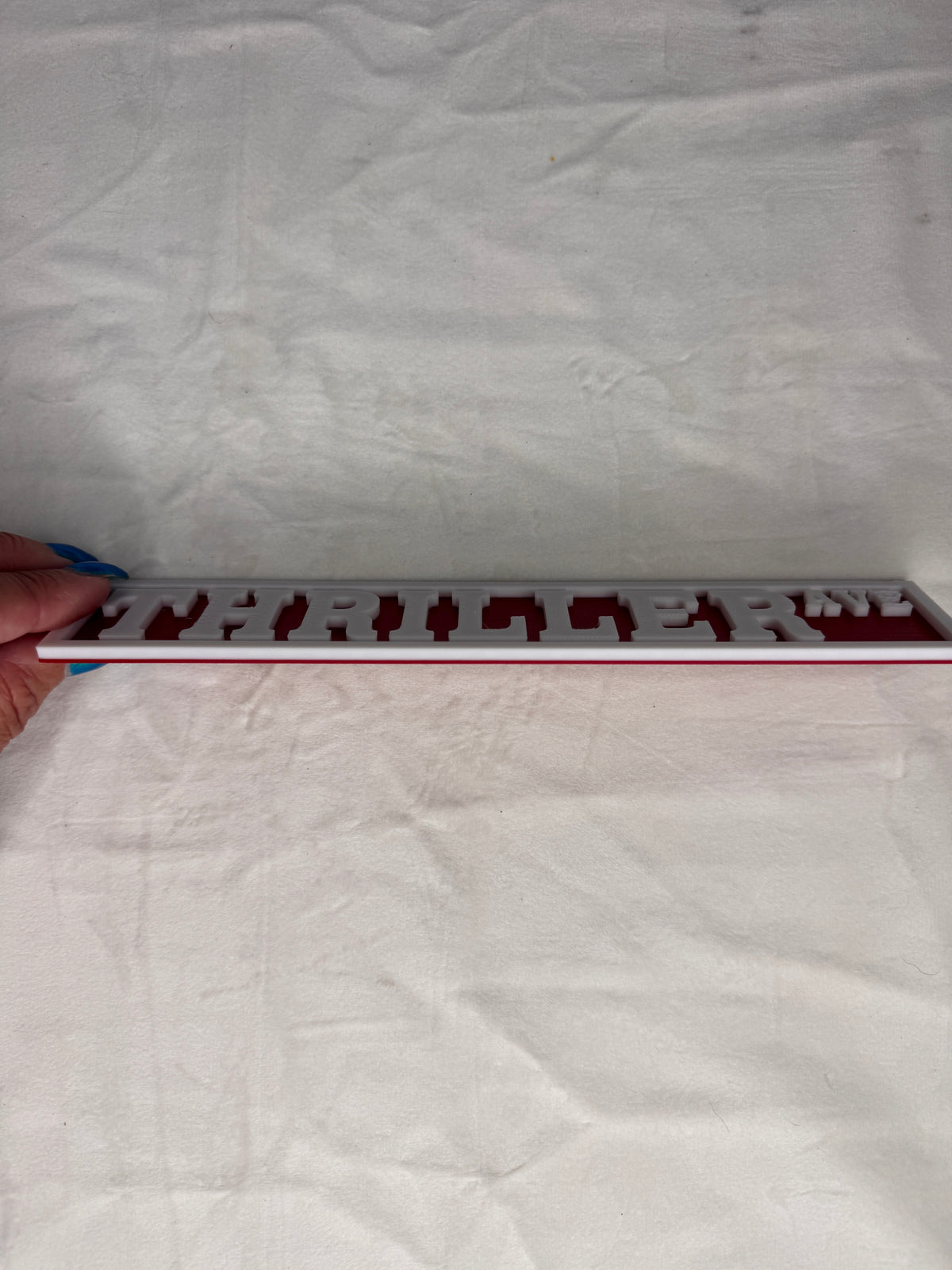 Thriller Tabletop Sign