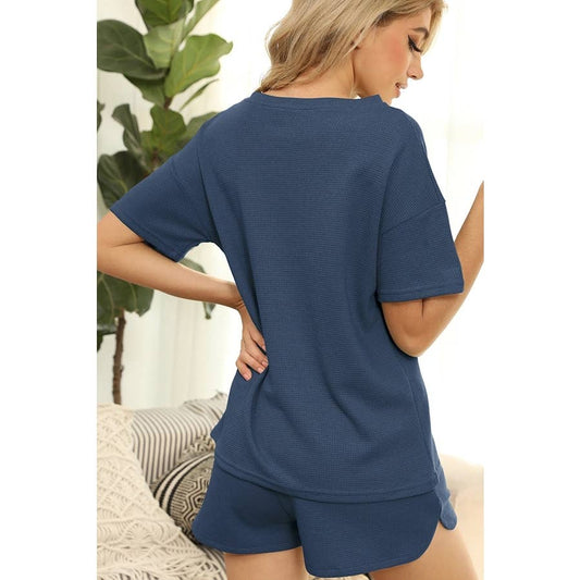 Women Comfy Cozy Knit Sweater Shorts Set