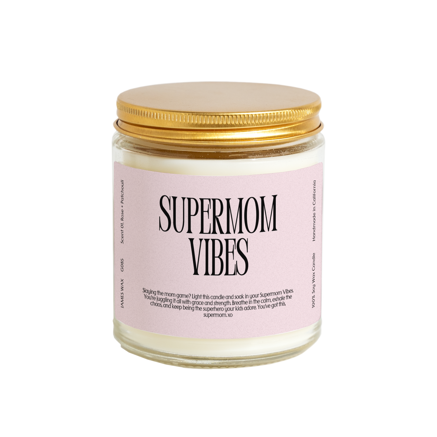 Mother's Day Moms Supermom Vibes Candle
