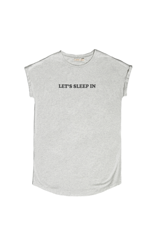 SLEEPSHIRT WITH 'LETS SLEEP IN'