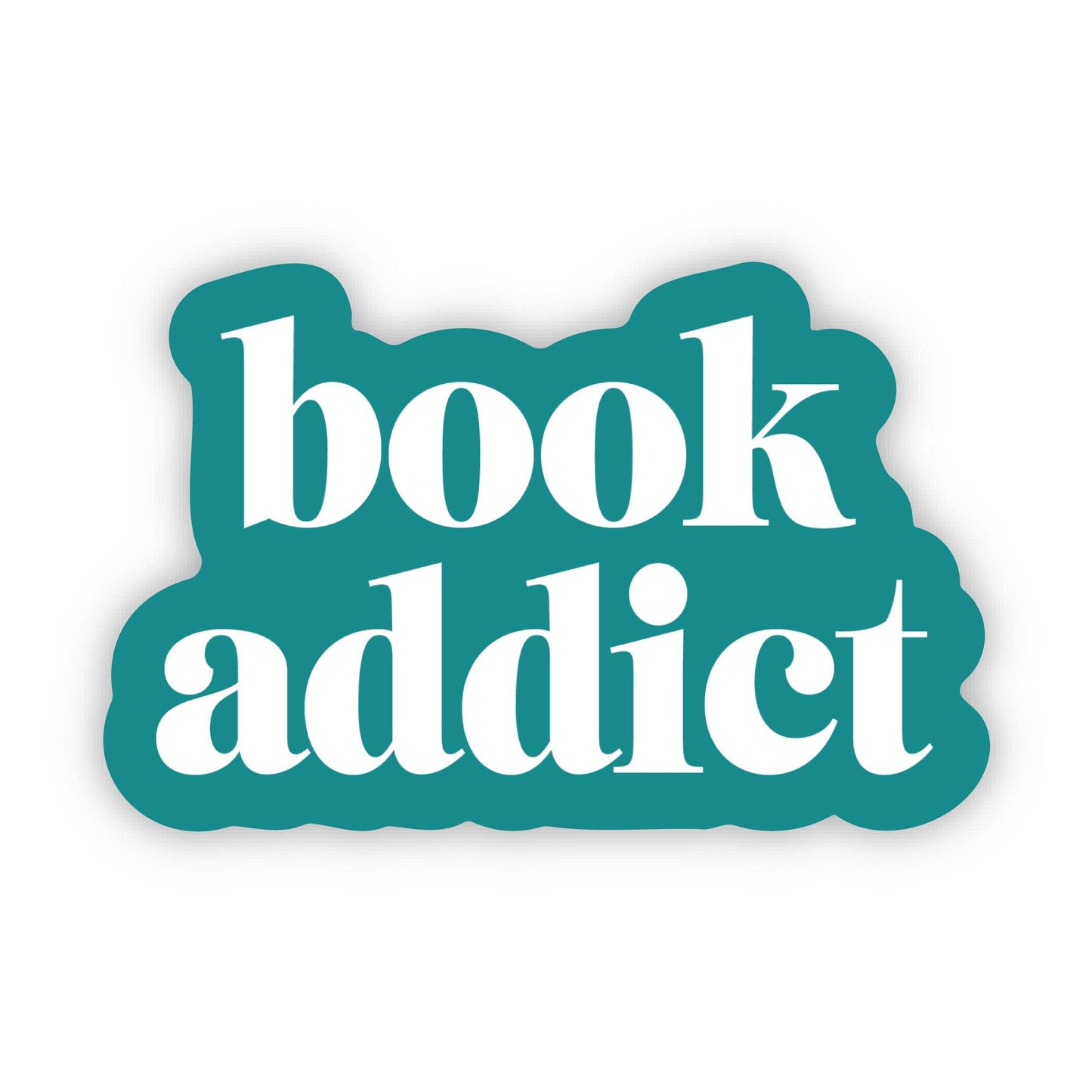 "Book addict" Sticker