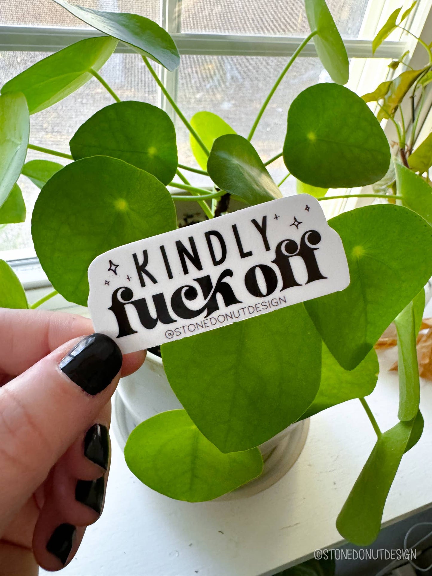 Kindly Fuck Off Vinyl Sticker