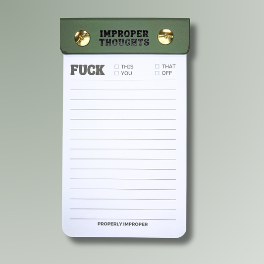 Fuck Notes - Tear Off Sheet Notepad