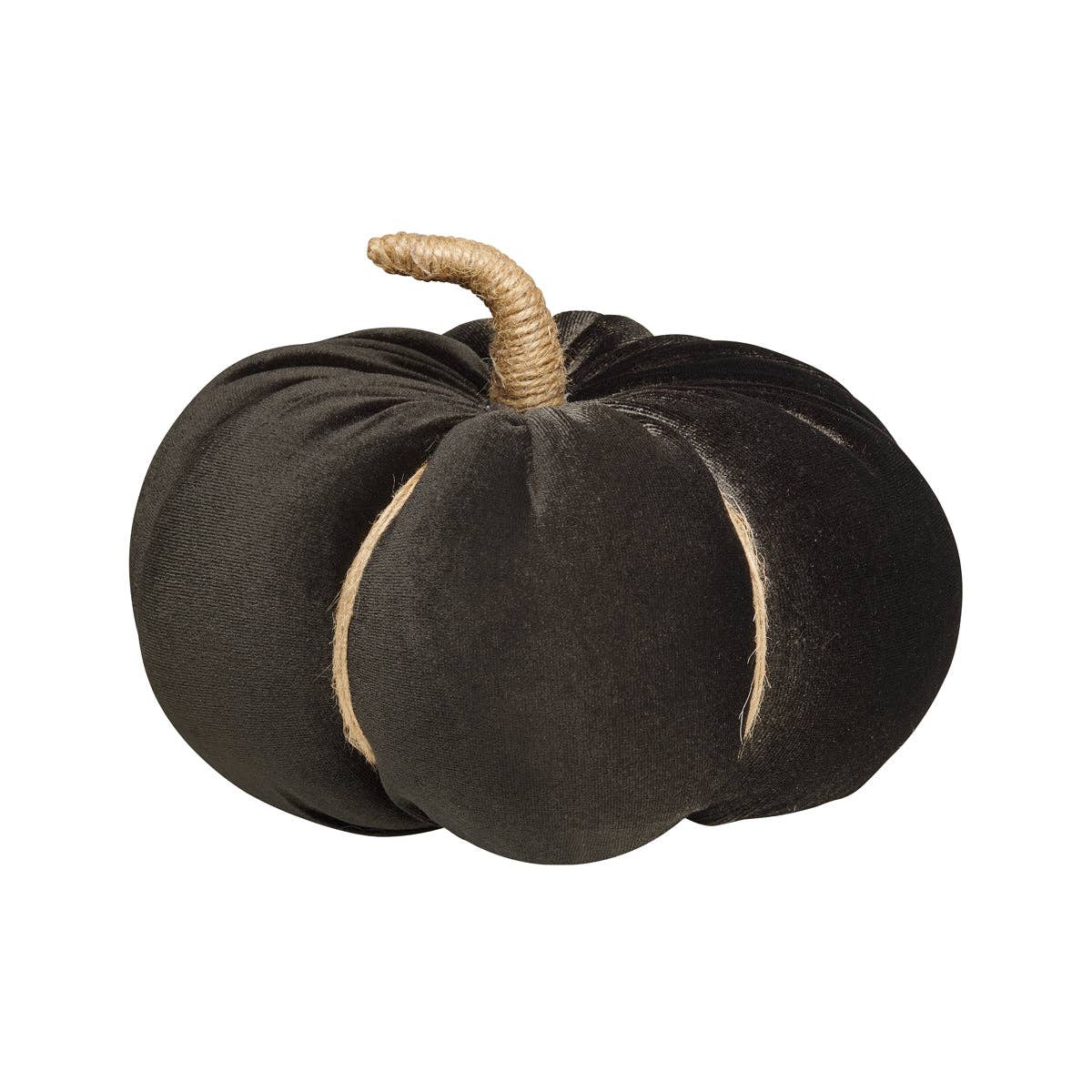 Lrg. Black Velvet Pumpkin