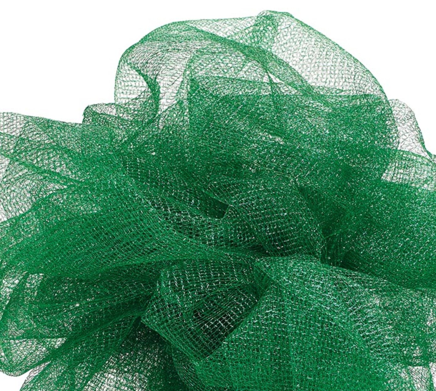 Metallic Green Gossamer Tulle Fabric - 29" Wide x 10 Yards