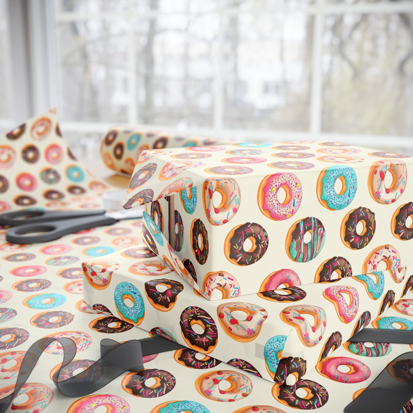 Donut Wrapping Paper