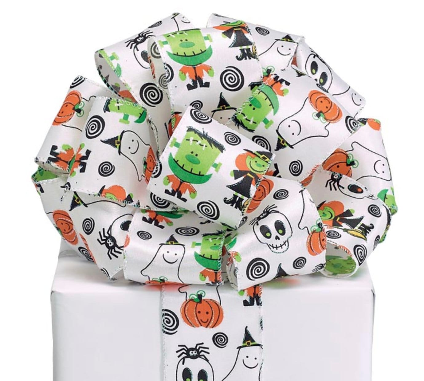 Halloween Ribbon 2.5 inches #40 Bow Ribbon 20 Yards Gift Ribbon Craft Ribbon