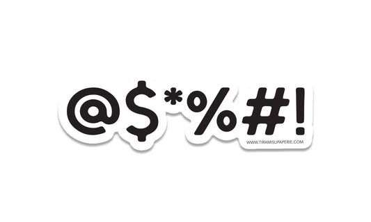 @$*%#! Vinyl Sticker