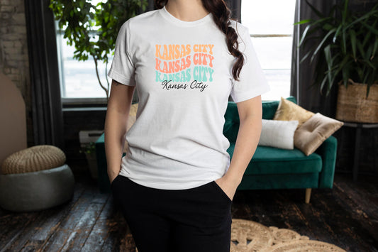 Kansas City Retro Unisex T Shirt KC Shirt