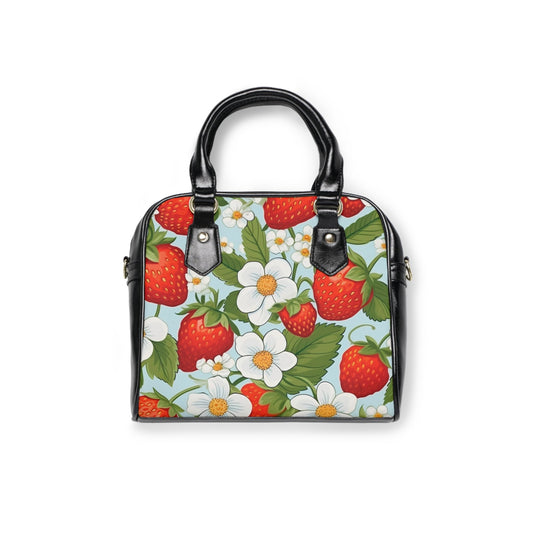 Retro Strawberry Shoulder Handbag