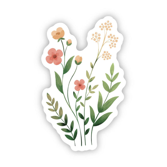 Wildflower Single Illustration Nature Sticker