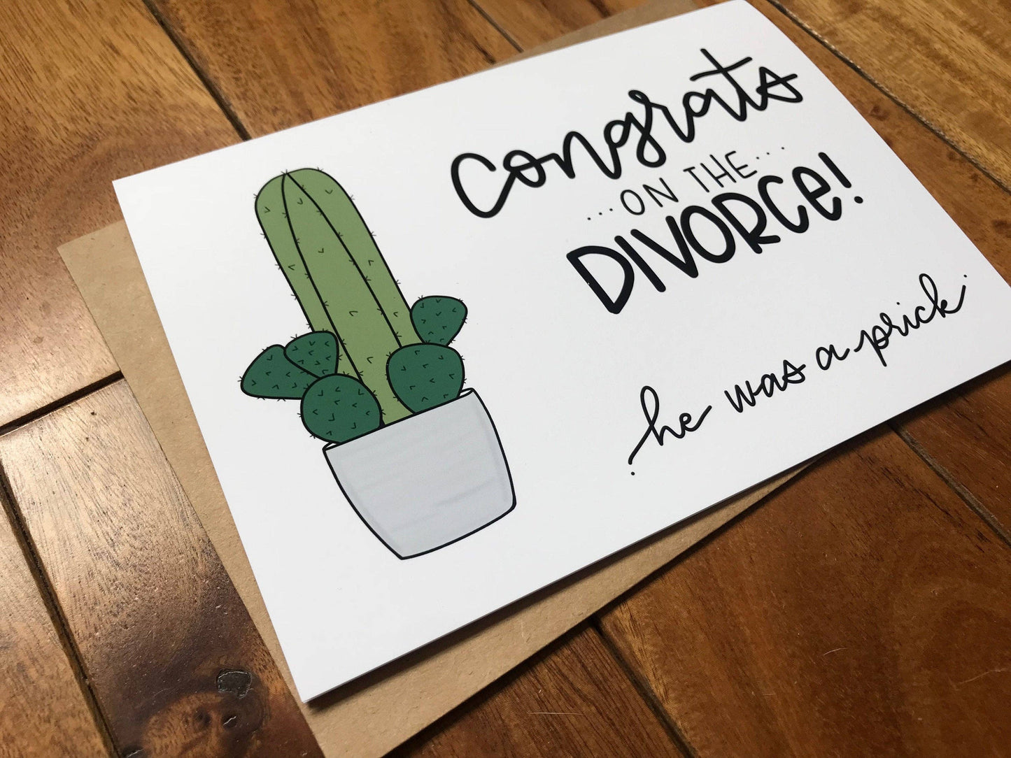 Congrats on the Divorce by Stonedonut Design