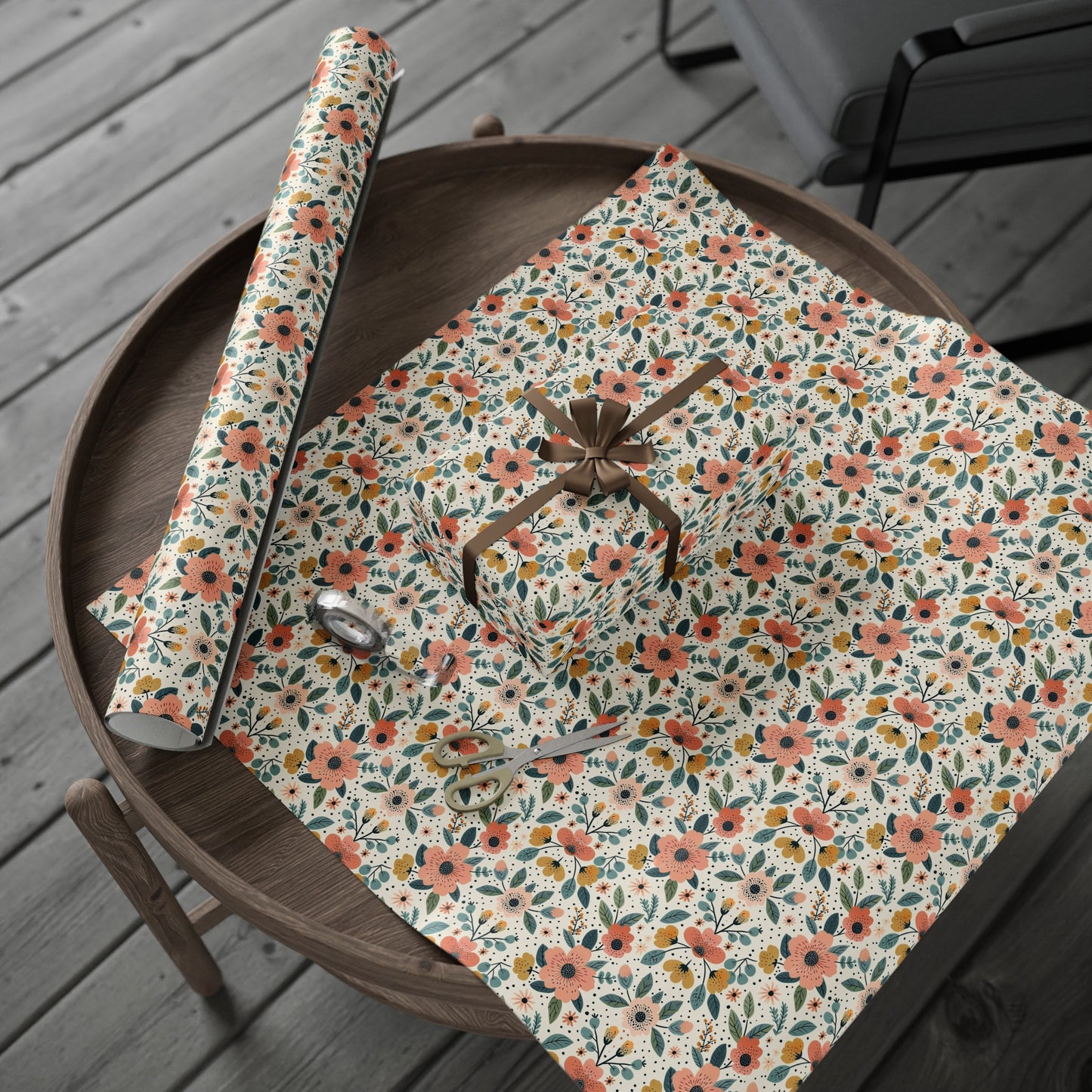 Floral Wrapping Paper Cute Giftwrap