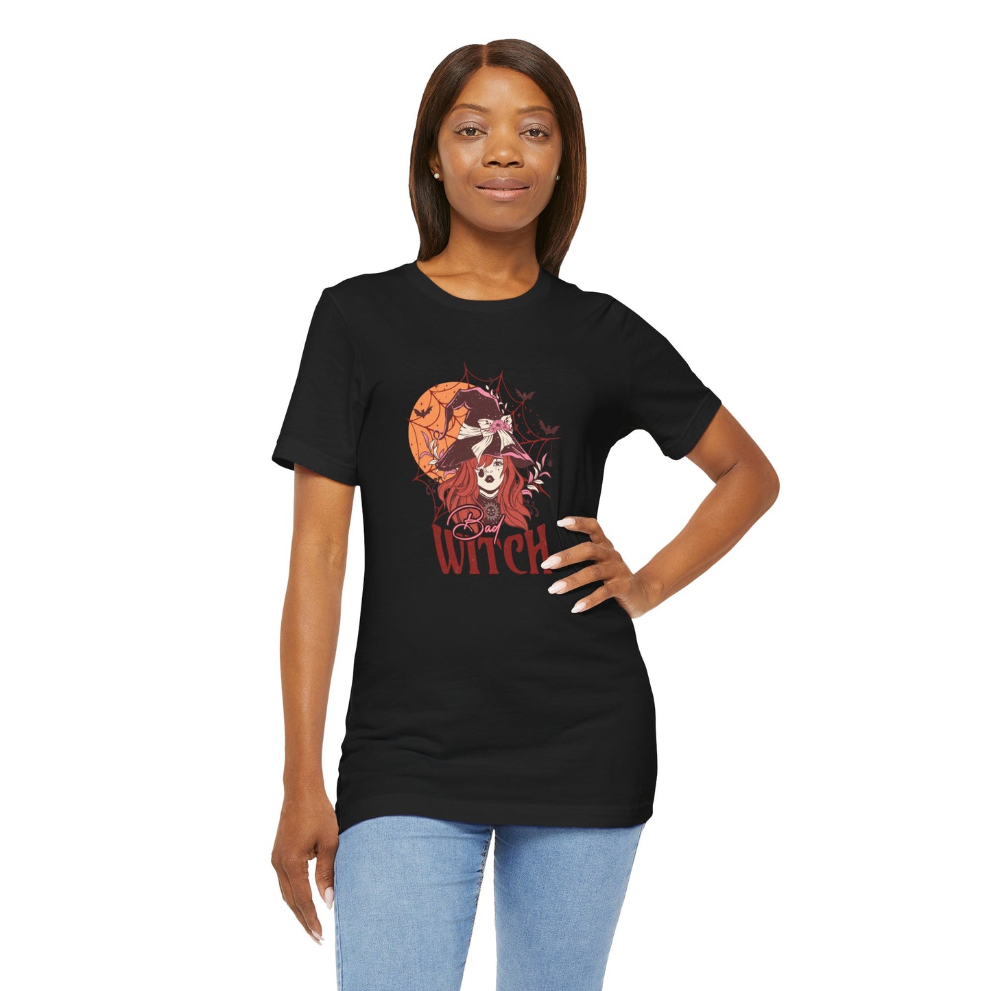 Bad Witch Unisex Jersey Short Sleeve Tee T-Shirt Witchy Shirt