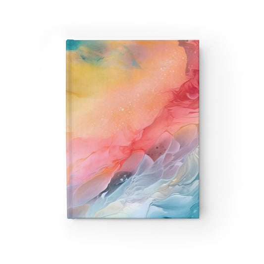 Alcohol Ink Notebook Blank Journal