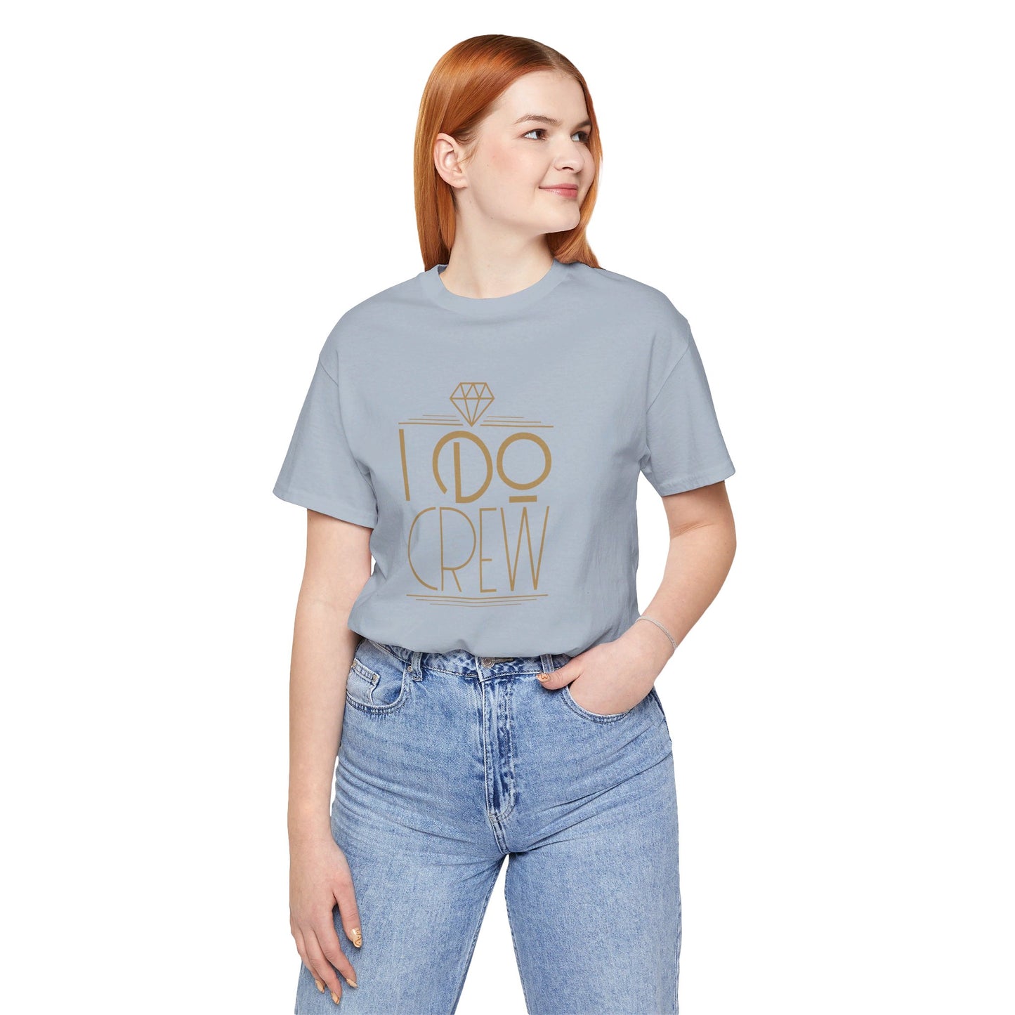 I Do Crew Art Deco Unisex Jersey Short Sleeve Tee Bachelorette Party Shirt